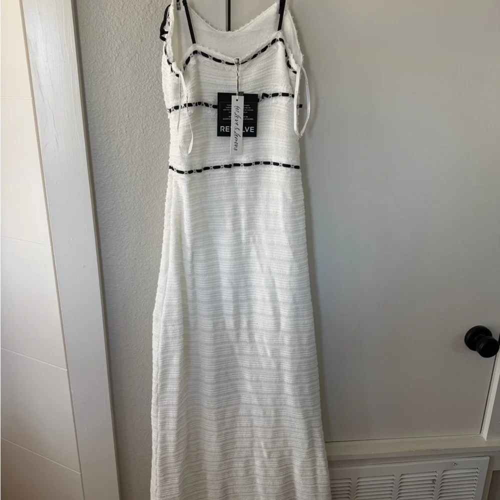 NWT For Love & Lemons Mayfair Maxi Dress in White - Picture 3 of 6
